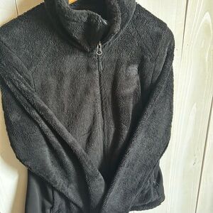 North Face Black Fleece Zip-Up Jacket